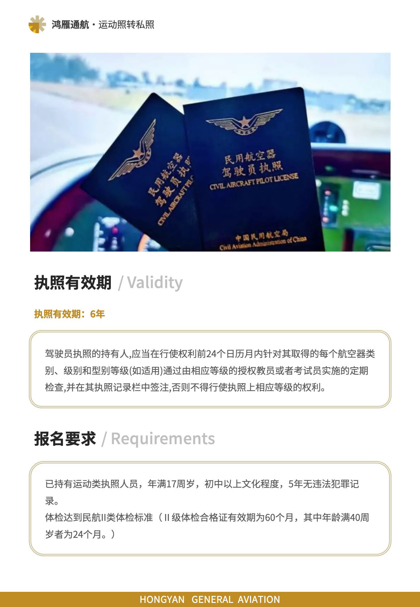 执照有效期、报名要求